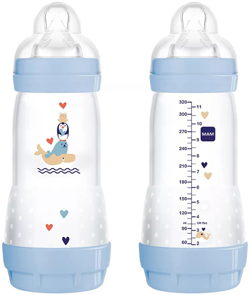 MAM BIBERON EASY START 320 ML 4+ TETTARELLA 3 MASCHIO - farmacia187.it