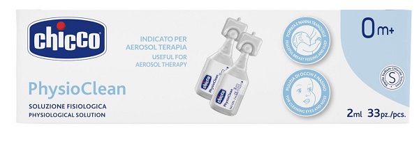 CHICCO SOLUZIONE PHYSIOCLEAN 2 ML 33 PEZZI - farmacia187.it