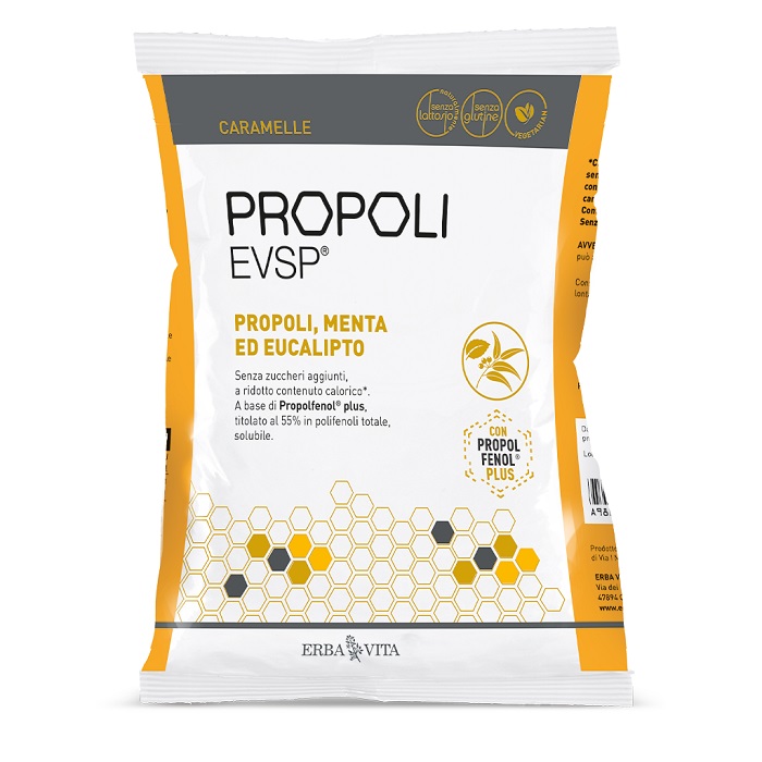 PROPOLI EVSP CARAMELLE PROPOLI MENTA EUCALIPTO 65 G - farmacia187.it