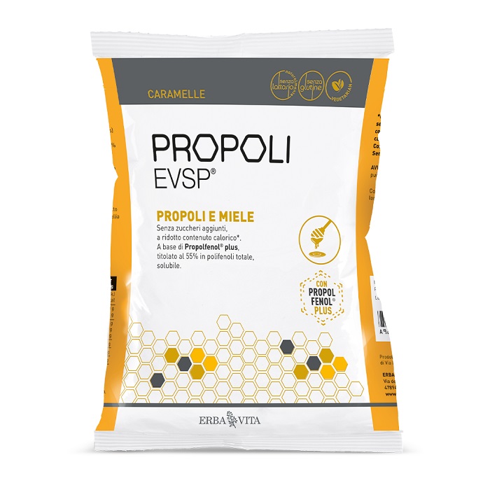 PROPOLI EVSP CARAMELLE PROPOLI MIELE 65 G - farmacia187.it