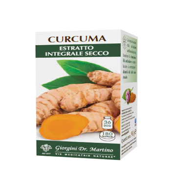 CURCUMA ESTRATTO INTEGRALE SECCO 180 PASTIGLIE - farmacia187.it
