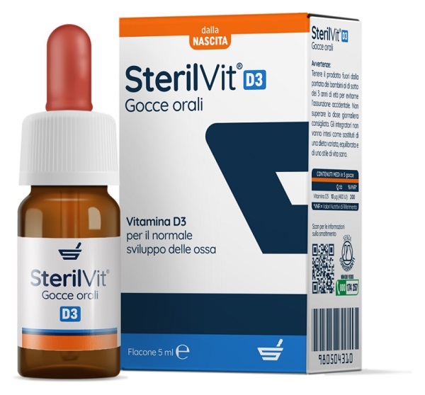 STERILVIT D3 GOCCE 5 ML - farmacia187.it