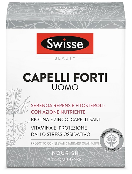 SWISSE CAPELLI FORTI UOMO 30 COMPRESSE - farmacia187.it