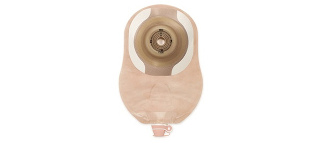 MODERMA FLEX CERAPLUS SACCA APERTA CONVESSA MIDI PER UROSTOMIA TRASPARENTE B/A RITAGLIABILE 13-38 MM - farmacia187.it