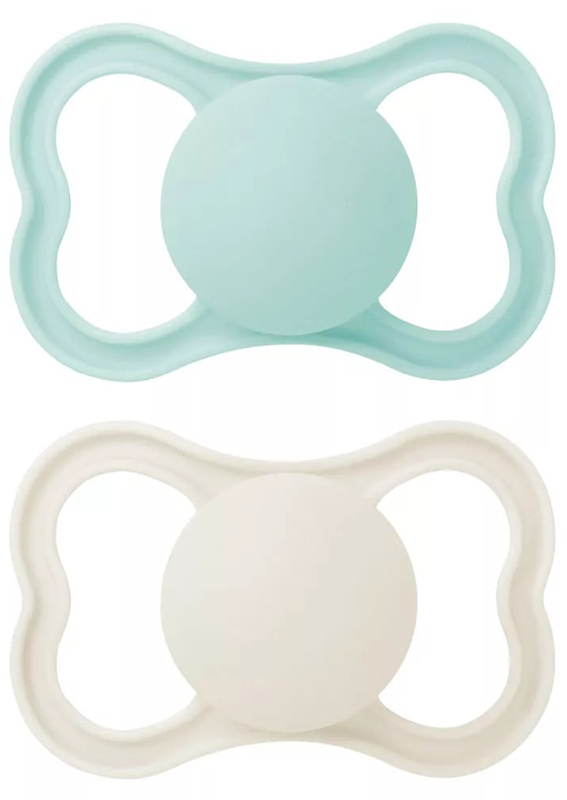 MAM AIR SUCCHIETTO 16+ MESI SILICONE NEUTRO 2 PEZZI - farmacia187.it