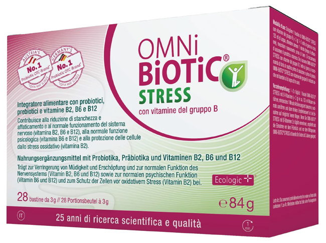 OMNI BIOTIC STRESS VITAMINE GRUPPO B 28 BUSTINE DA 3 G - farmacia187.it