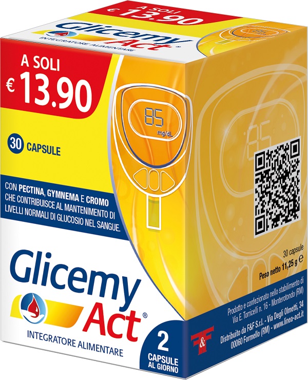GLICEMY ACT 30 CAPSULE - farmacia187.it