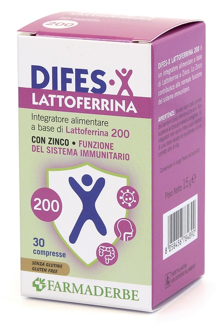 DIFES X LATTOFERRINA 200 30 COMPRESSE - farmacia187.it