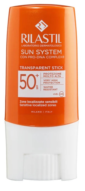 RILASTIL SUN SYSTEM PHOTO PROTECTION TERAPY SPF 50+ STICK TRASPARENTE 8,5 ML - farmacia187.it