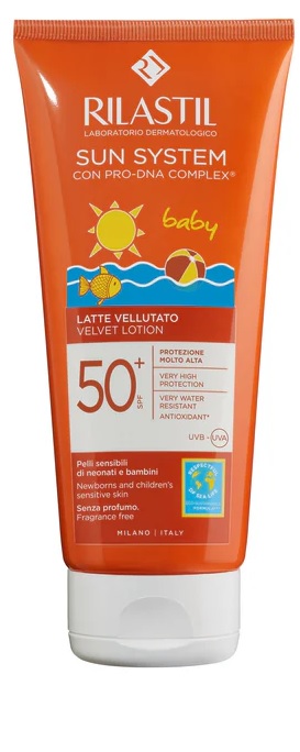 RILASTIL SUN PPT SPF 50+ BABY LATTE VELLUTO 200 ML - farmacia187.it