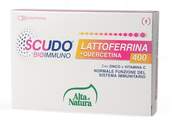 SCUDO LATTOFERRINA + QUERCETINA 400 30 COMPRESSE - farmacia187.it