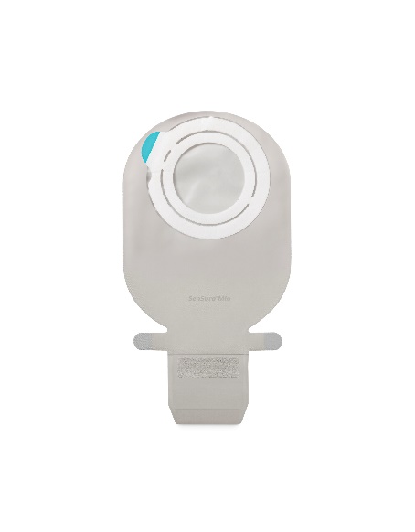 SENSURA MIO FLEX SISTEMA 2 PEZZI CON AGGANCIO ADESIVO SACCA ILEOSTOMIA RIVESTITA 35MM DA 340 ML 30 PEZZI - farmacia187.it