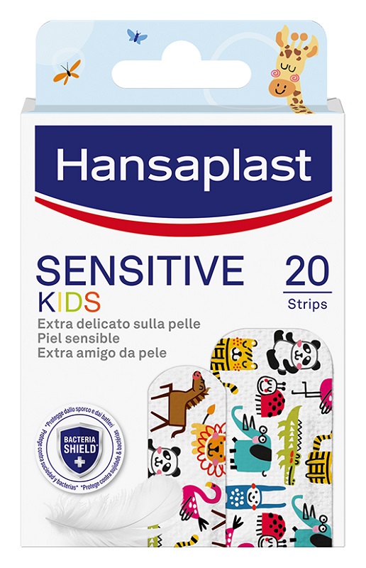 CEROTTO HANSAPLAST SENSITIVE KIDS 20 PEZZI ASSORTITI - farmacia187.it