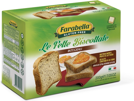 FARABELLA FETTE BISCOTTATE INTEGRALI 200 G - farmacia187.it