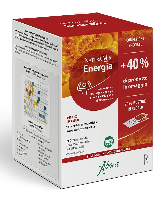 NATURA MIX ADVANCED ENERGIA 28 BUSTINE CONFEZIONE SPECIALE - farmacia187.it