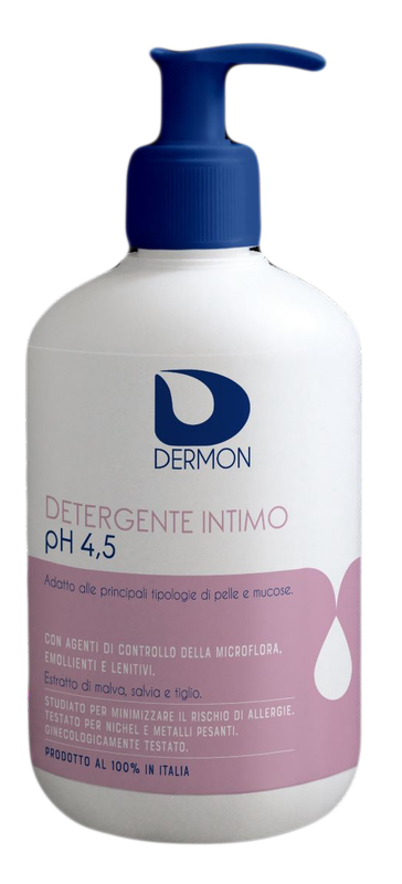 DERMON DETERGENTE INTIMO USO FREQUENTE PH 4,5 500 ML - farmacia187.it
