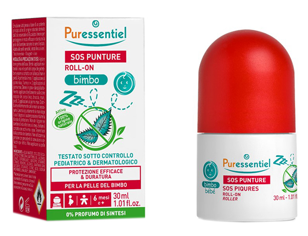 PURESSENTIEL ROLL PUNTURA BAMBINO INSETTI 30 ML - farmacia187.it