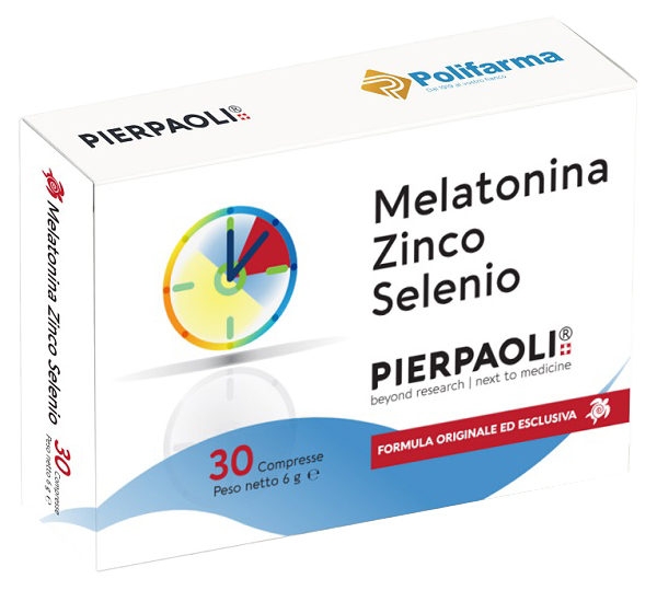 MELATONINA ZINCO SELENIO PIERPAOLI 30 COMPRESSE - farmacia187.it