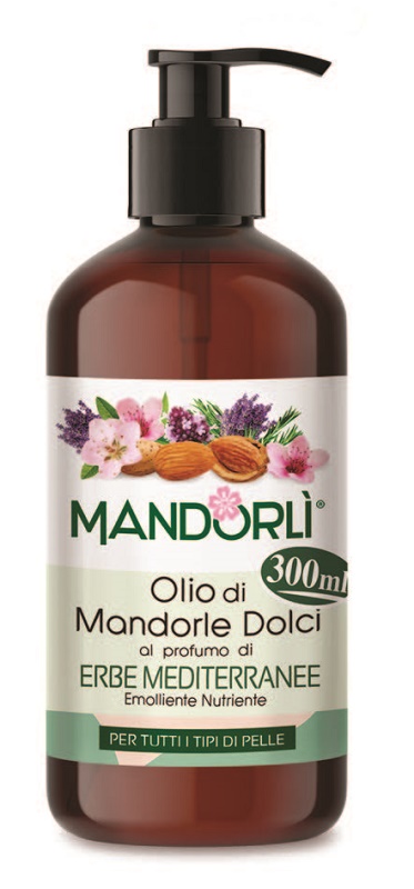 MANDORLI ERBE MEDITERRANEE OLIO CORPO 300 ML - farmacia187.it