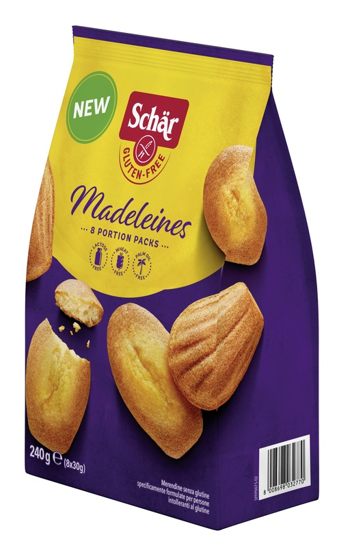 SCHAR MADELEINES SENZA LATTOSIO 8 PORZIONI DA 30 G - farmacia187.it