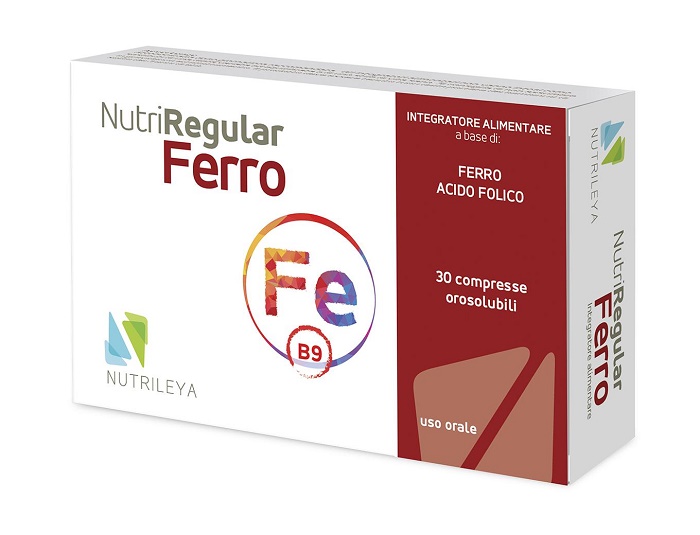 NUTRIREGULAR FERRO 30 COMPRESSE OROSOLUBILI - farmacia187.it