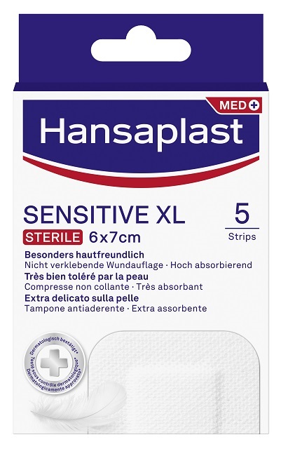CEROTTO HANSAPLAST SENSITIVE XL 5 PEZZI - farmacia187.it