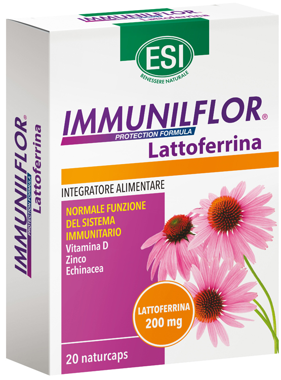 ESI IMMUNILFLOR LATTOFERRINA 20 NATURCAPS - farmacia187.it