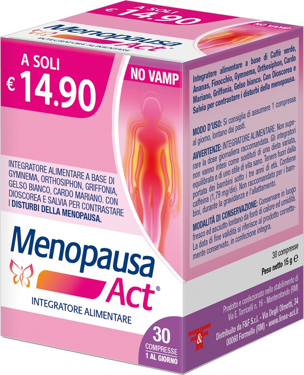 MENOPAUSA ACT 30 COMPRESSE - farmacia187.it