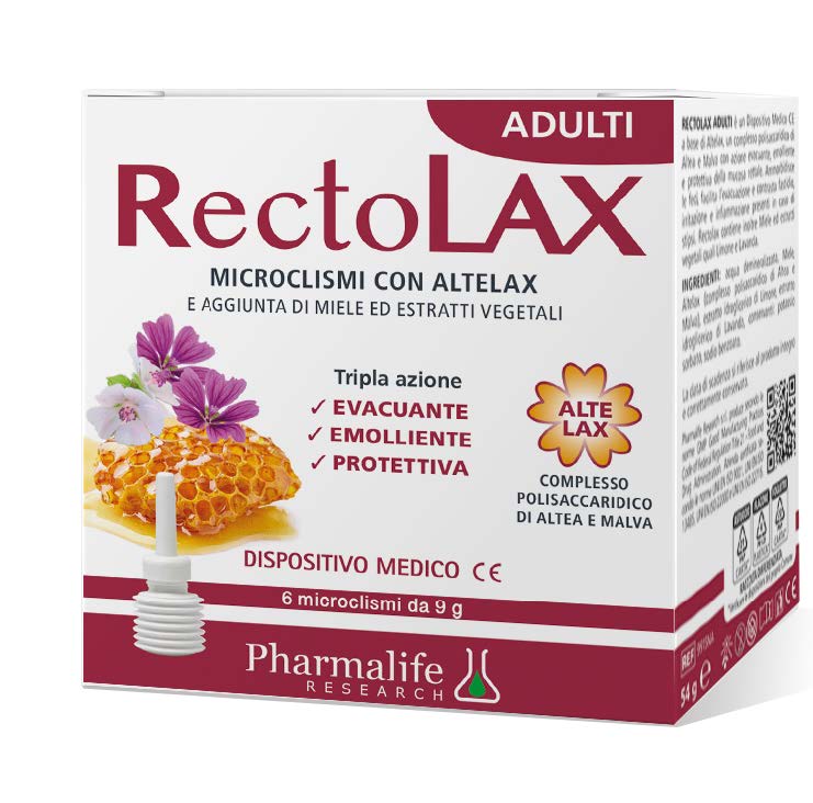 RECTOLAX ADULTI MICROCLISMI 6 PEZZI DA 9 G - farmacia187.it
