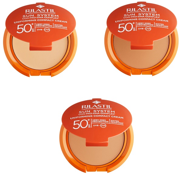 RILASTIL SUN SYSTEM PHOTO PROTECTION TERAPY 50+ DORE' NUOVA  FORMULA 10 ML - farmacia187.it