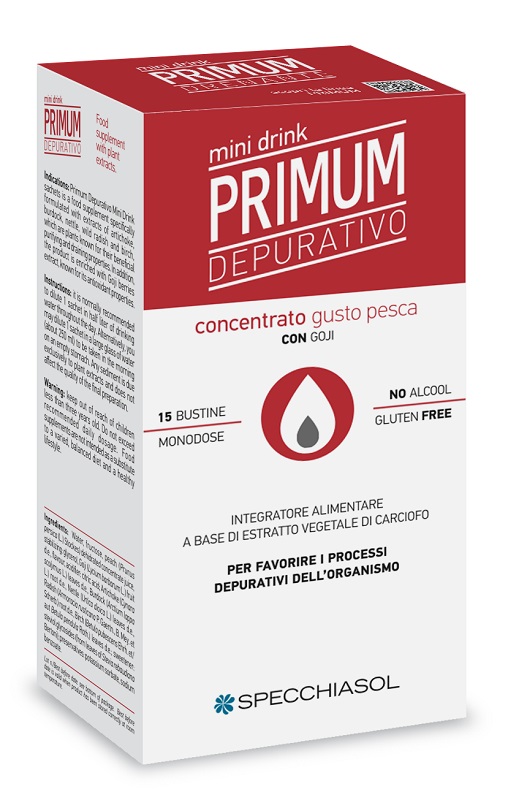PRIMUM DEPURATIVO MINIDRINK PESCA 15 STICK DA 10 ML - farmacia187.it