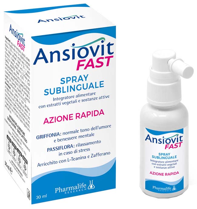 ANSIOVIT FAST SPRAY SUBLINGUALE 30 ML - farmacia187.it