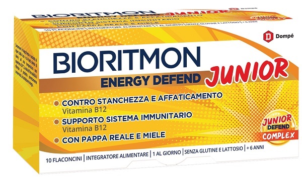 BIORITMON ENERGY DEFEND JUNIOR 10 FLACONCINI 10 ML - farmacia187.it