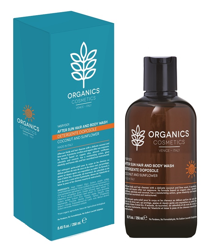 ORGANICS PHARM AFTER SUN HAIR AND BODY WASH 250 ML - farmacia187.it