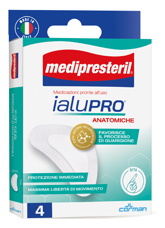 MEDIPRESTERIL IALUPRO DITA 3,8X7 CM 4 PEZZI - farmacia187.it