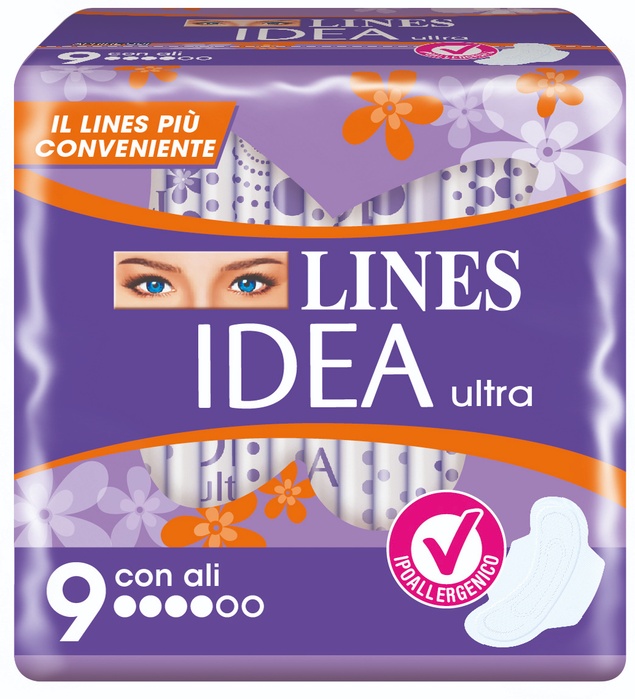 LINES IDEA ULTRA GIORNO ALI 9 PEZZI - farmacia187.it
