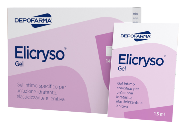 ELICRYSO GEL INTIMO IDRATANTE ELASTICIZZANTE E LENITIVO 14 BUSTINE DA 1,5 ML - farmacia187.it