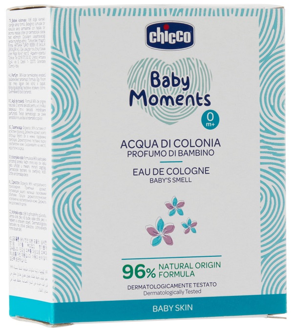 CHICCO BABY MOMENTS ACQUA DI COLONIA PROFUMO DI BAMBINO 100 ML - farmacia187.it
