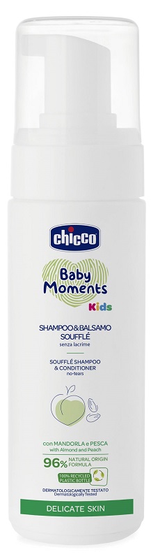CHICCO BABY MOMENTS SHAMPOO BALSAMO KIDS 150 ML - farmacia187.it