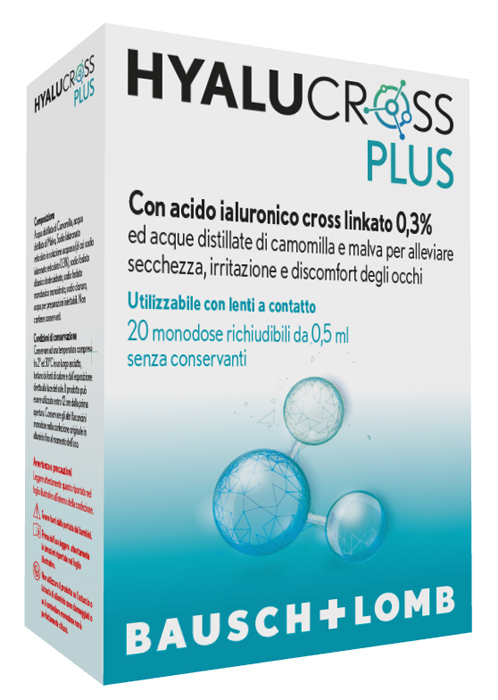 HYALUCROSS PLUS 20 FLACONCINI MONODOSE DA 0,5 ML - farmacia187.it