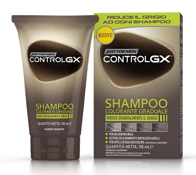 JUST FOR MEN CONTROL GX SHAMPOO COLORANTE GRADUALE 150 ML - farmacia187.it