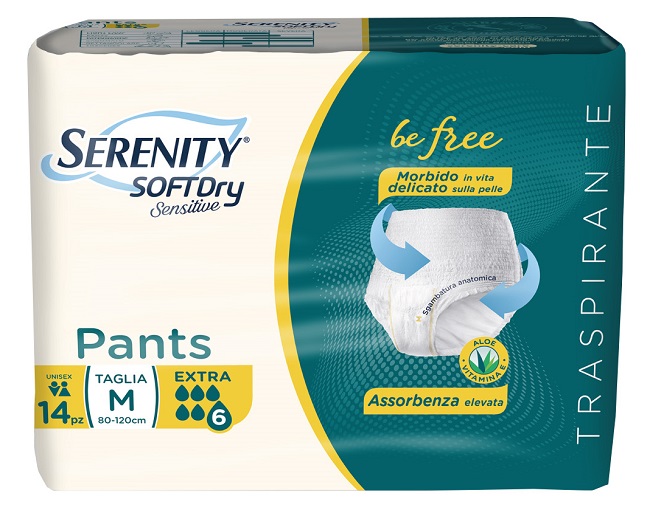 SERENITY PANTS SD SENSITIVE EXTRA M 14 PEZZI - farmacia187.it