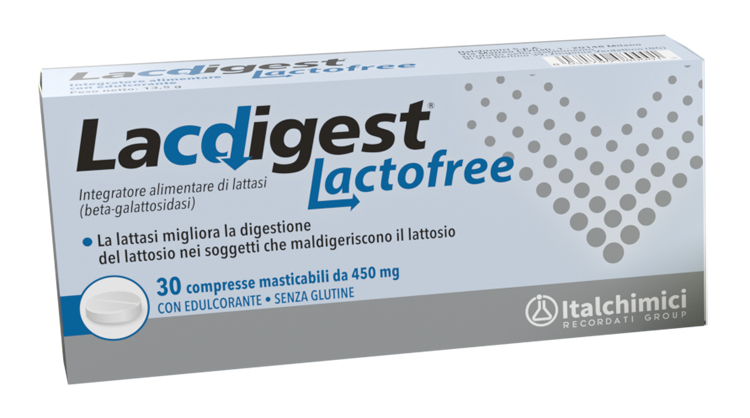 LACDIGEST LACTOFREE 30 COMPRESSE MASTICABILI - farmacia187.it