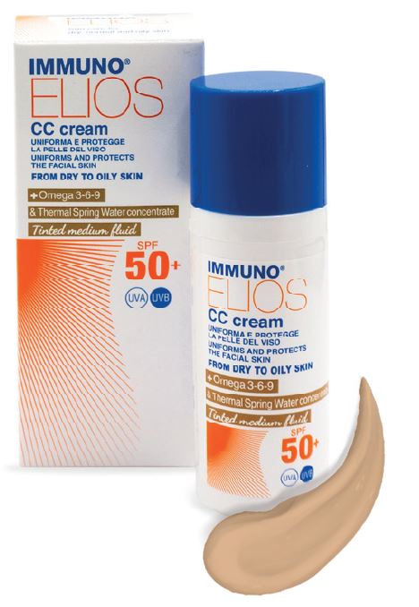 IMMUNO ELIOS CC CREAM SPF50+ TINTED MEDIUM 40 ML - farmacia187.it