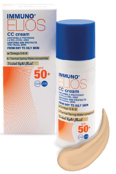 IMMUNO ELIOS CC CREAM SPF50+ TINTED LIGHT 40 ML - farmacia187.it