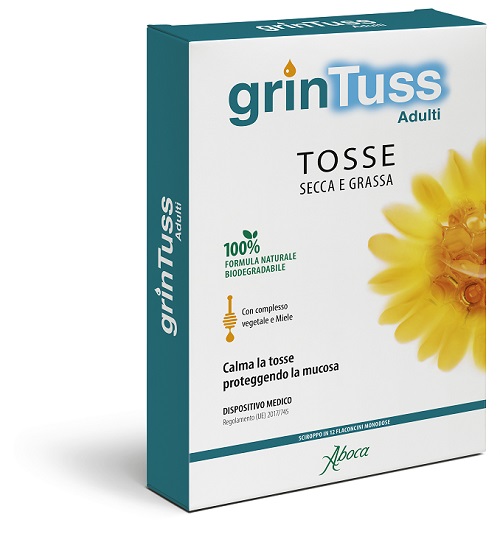 GRINTUSS ADULTI SCIROPPO 12 FLACONCINI MONODOSE - farmacia187.it