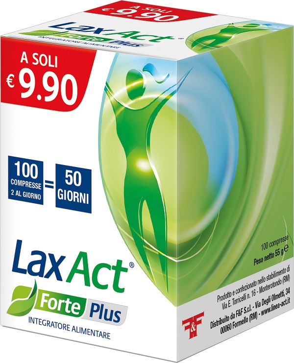 LAX ACT FORTE PLUS 100 COMPRESSE - farmacia187.it