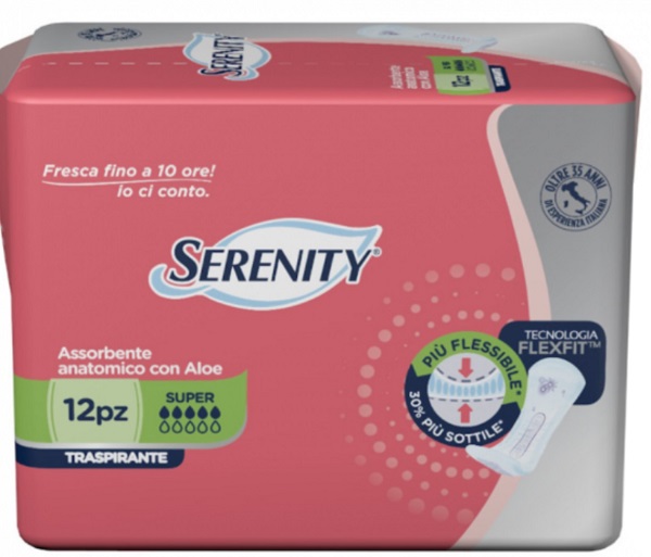 PANNOLONE PER INCONTINENZA SERENITY LIGHT LADY SUPER 12 PEZZI - farmacia187.it
