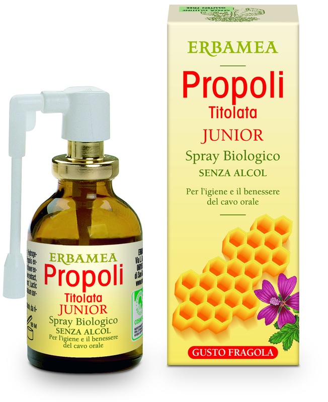 PROPOLI TITOLATA SPRAY JUNIOR BIOLOGICO 20 ML - farmacia187.it