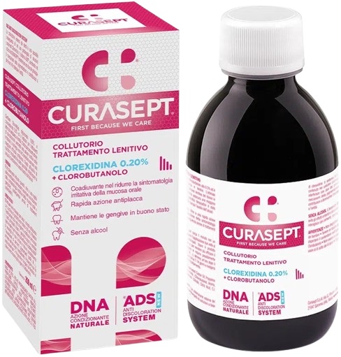 CURASEPT COLLUTORIO ADS DNA TRATTAMENTO LENITIVO 200 ML - farmacia187.it